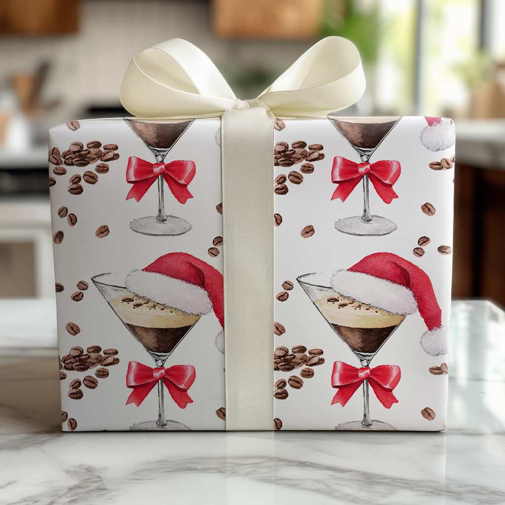 Santa Espresso - Wrapping Paper
