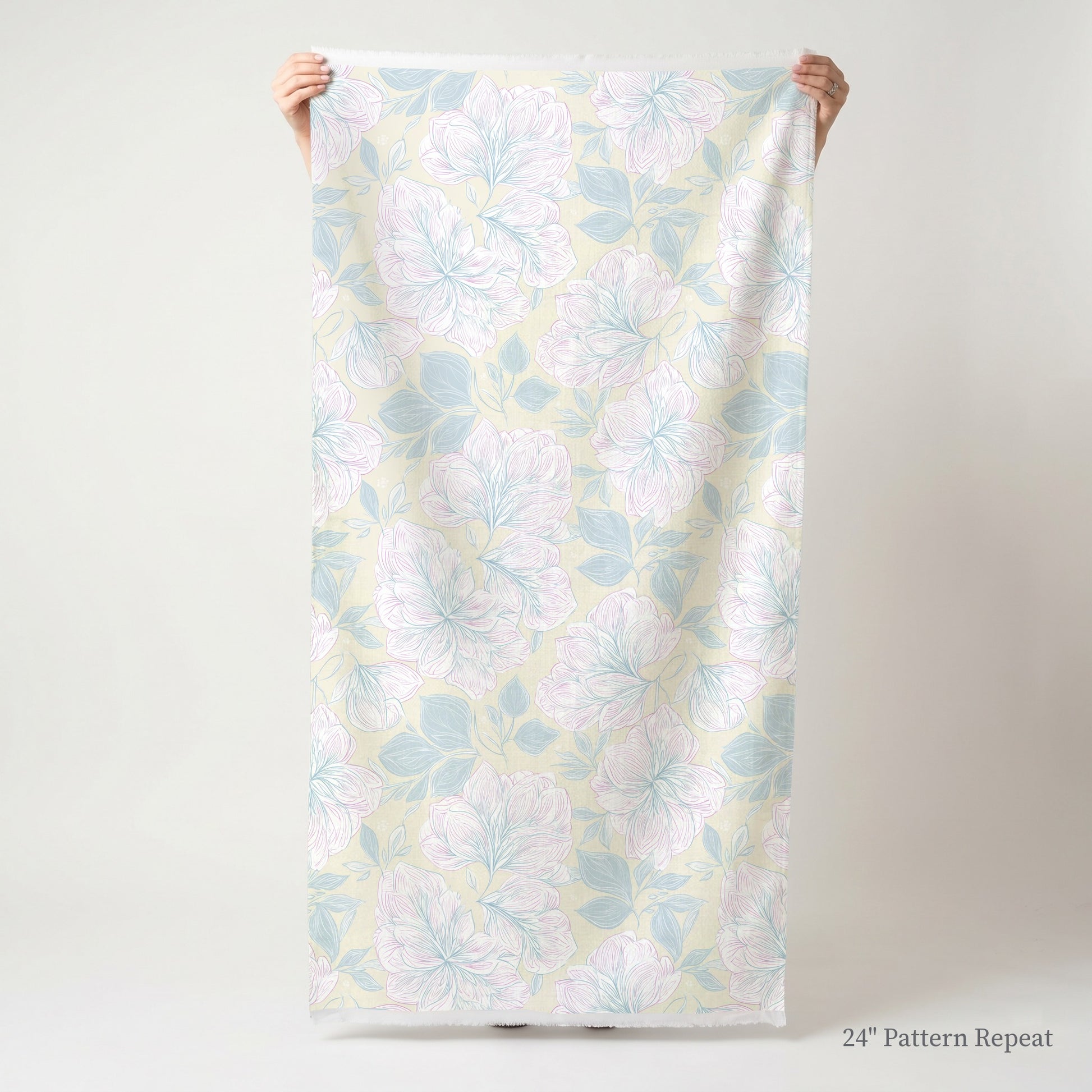 Skipping Through Flowers Fabric by the Yard