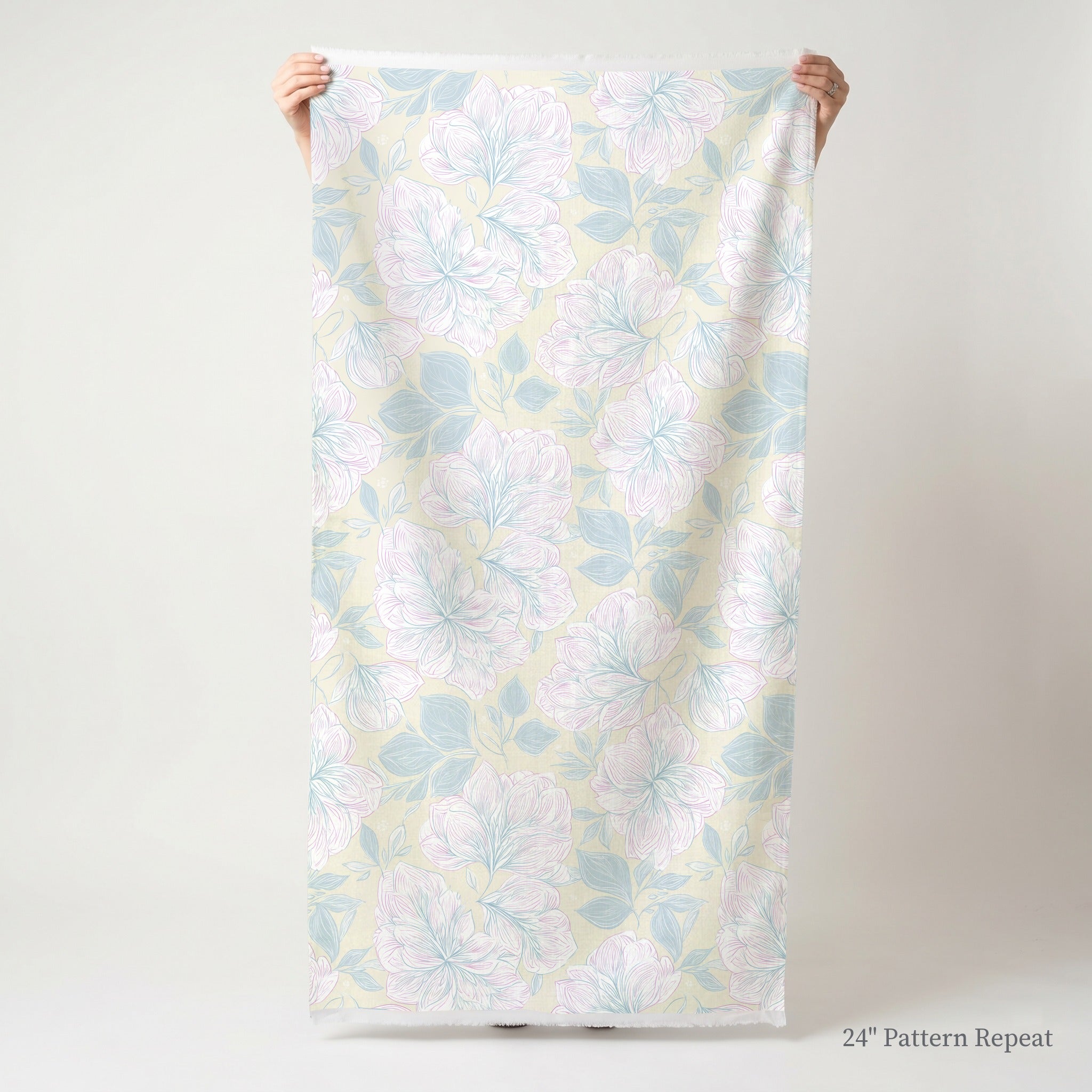 Skipping Through Flowers Fabric by the Yard