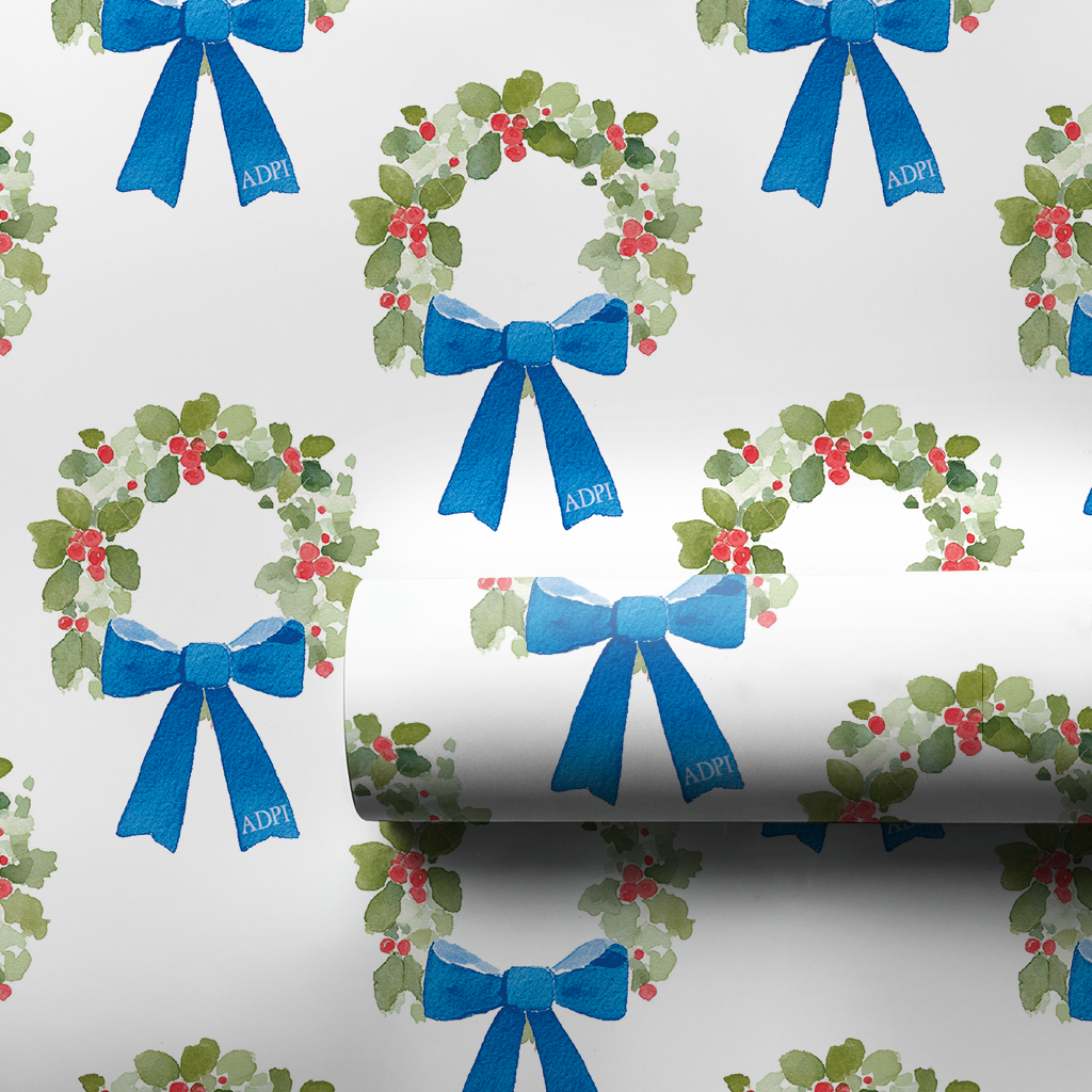 Diamond Wreath - Wrapping Paper