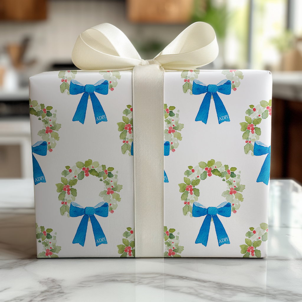 Diamond Wreath - Wrapping Paper