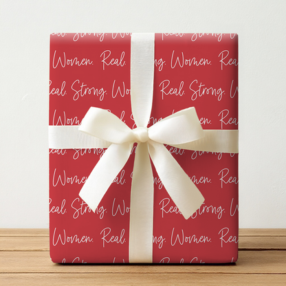 Real Strong Alpha Chi - Wrapping Paper