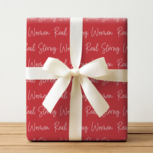 Real Strong Alpha Chi - Wrapping Paper