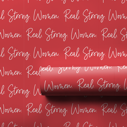 Real Strong Alpha Chi - Wrapping Paper