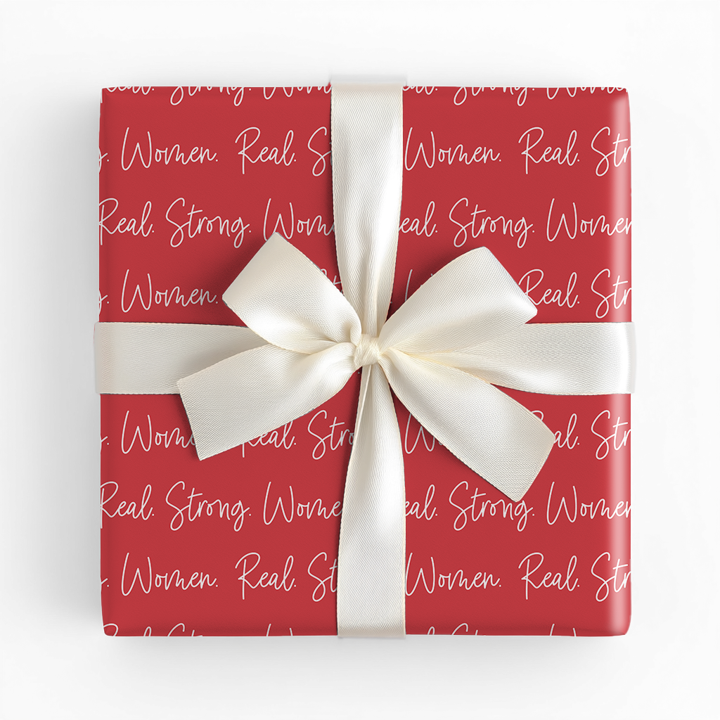 Real Strong Alpha Chi - Wrapping Paper
