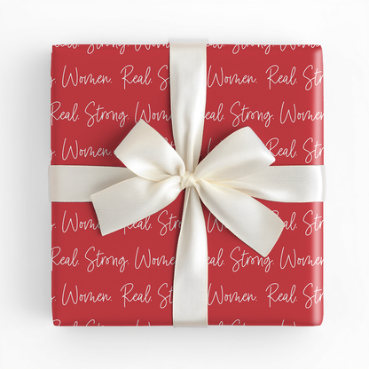 Real Strong Alpha Chi - Wrapping Paper