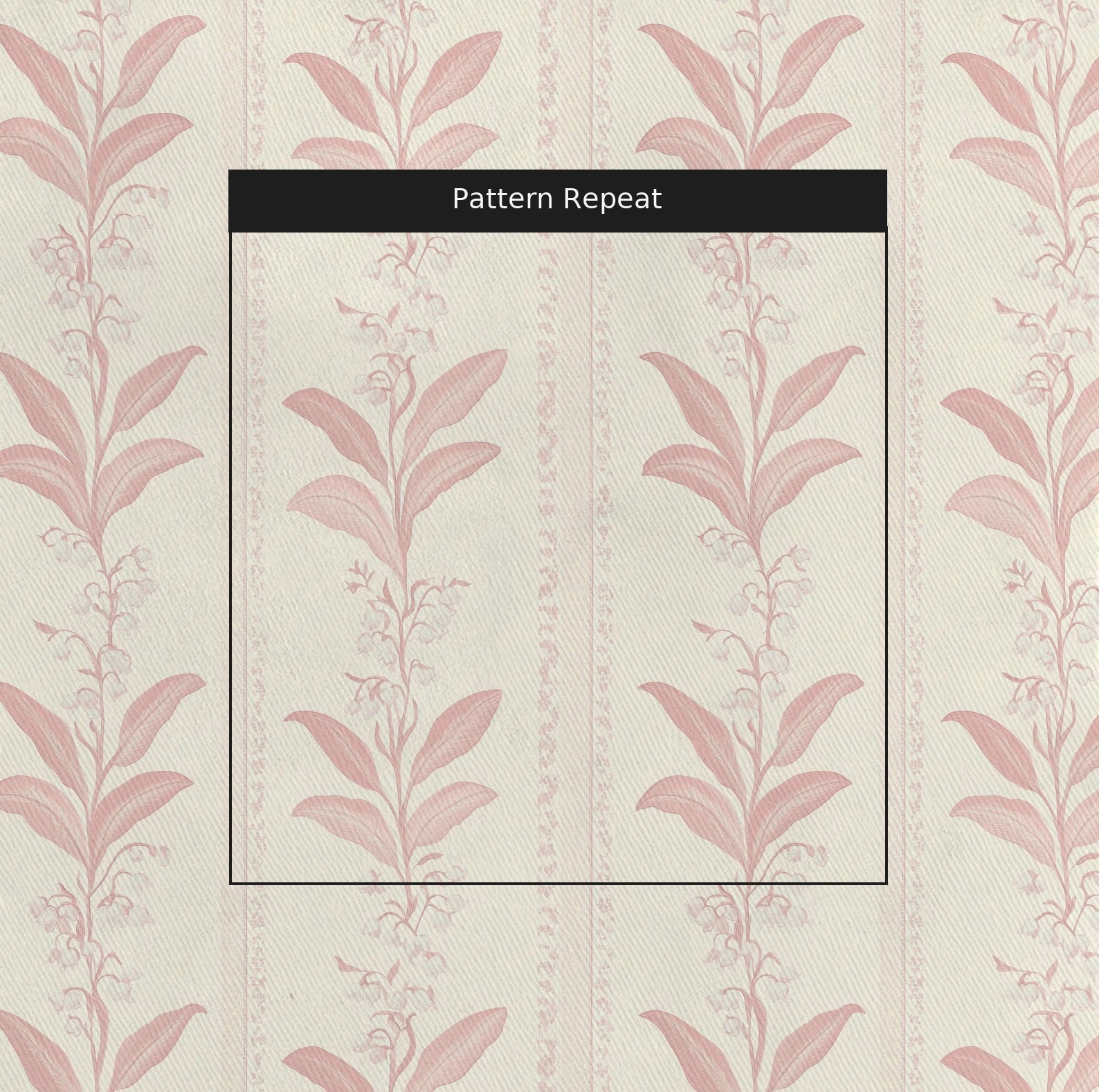 Lily Lane Pink Fabric by the Yard — pattern repeat