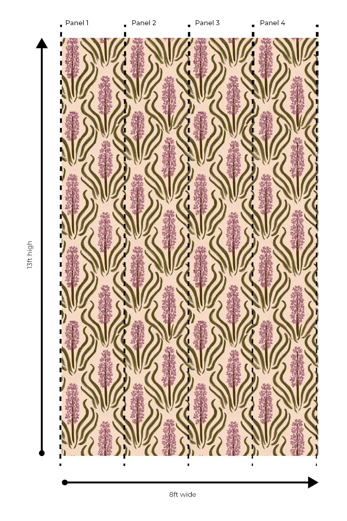 Hyacinth Hearth - Wall Mural