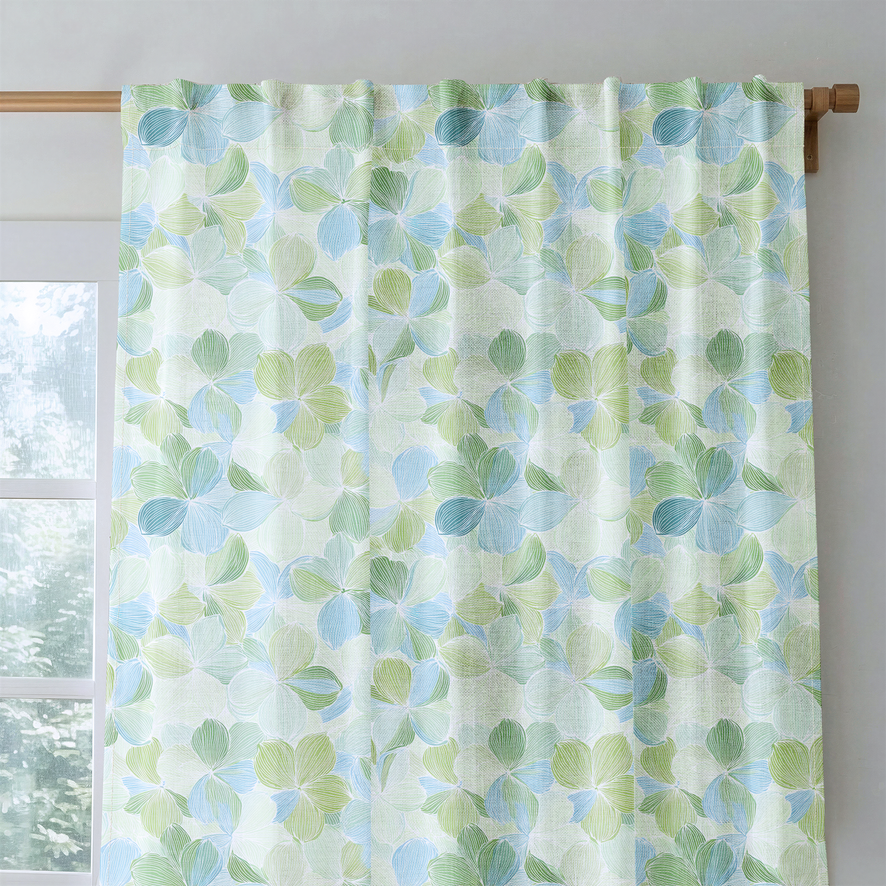 Lime Wedge - Drapery — rod
