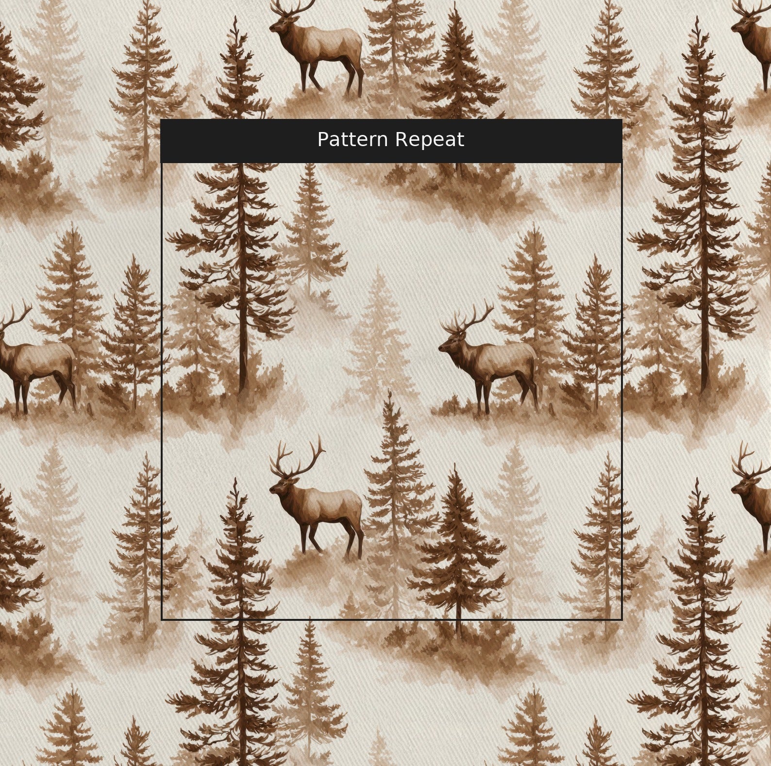 Whistler Fabric by the Yard — pattern repeat