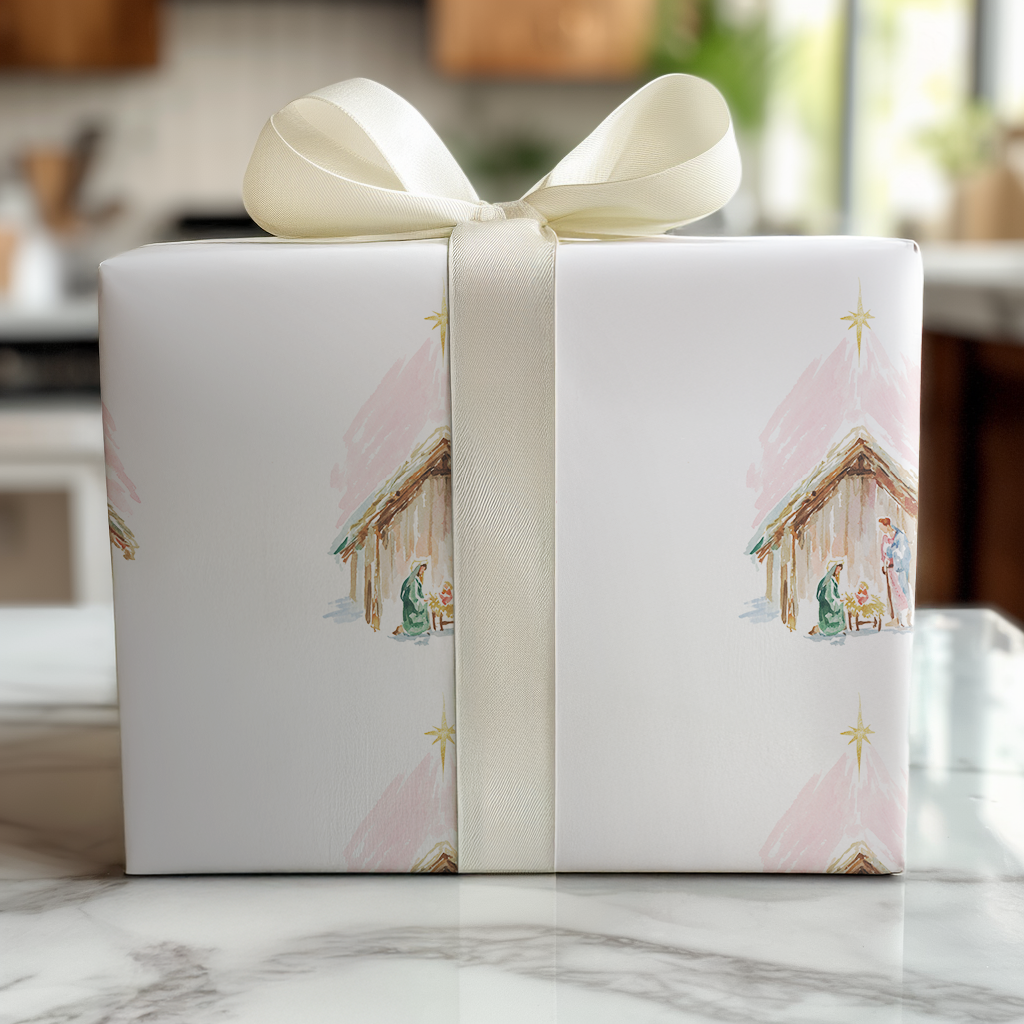 Christmas Nativity-Wrapping Paper