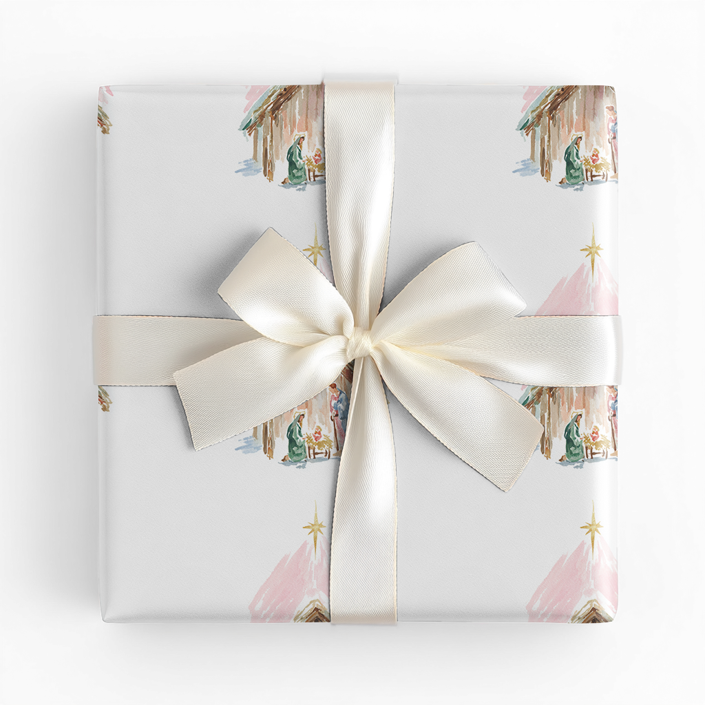 Christmas Nativity-Wrapping Paper