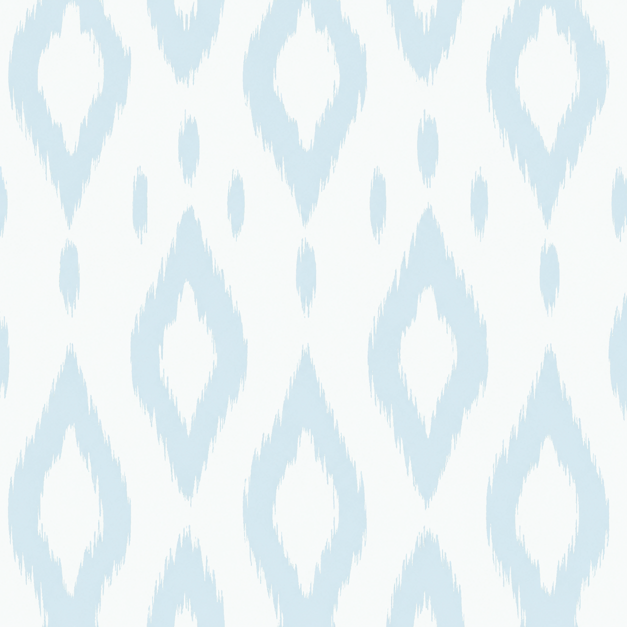 Key Lime Columbia Blue Ikat Wallpaper