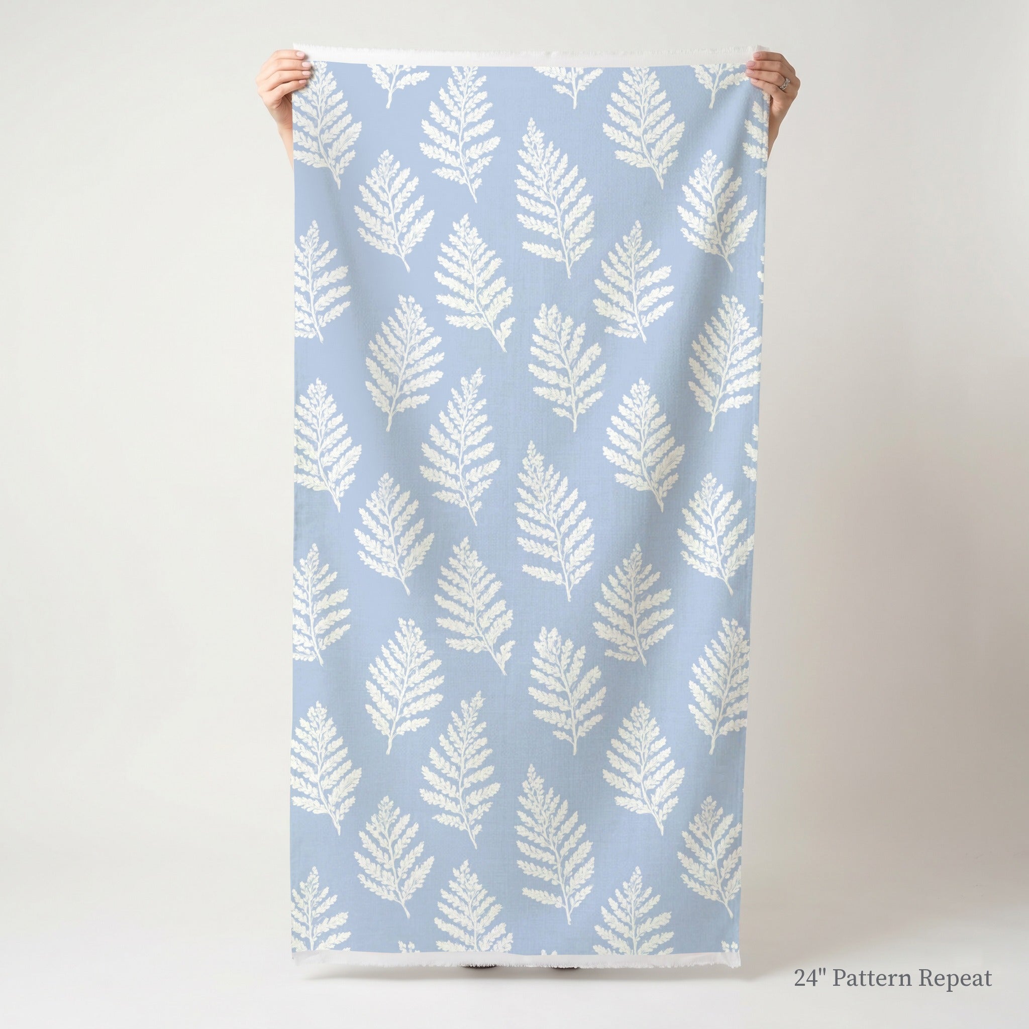 Periwinkle Branches Fabric by the Yard