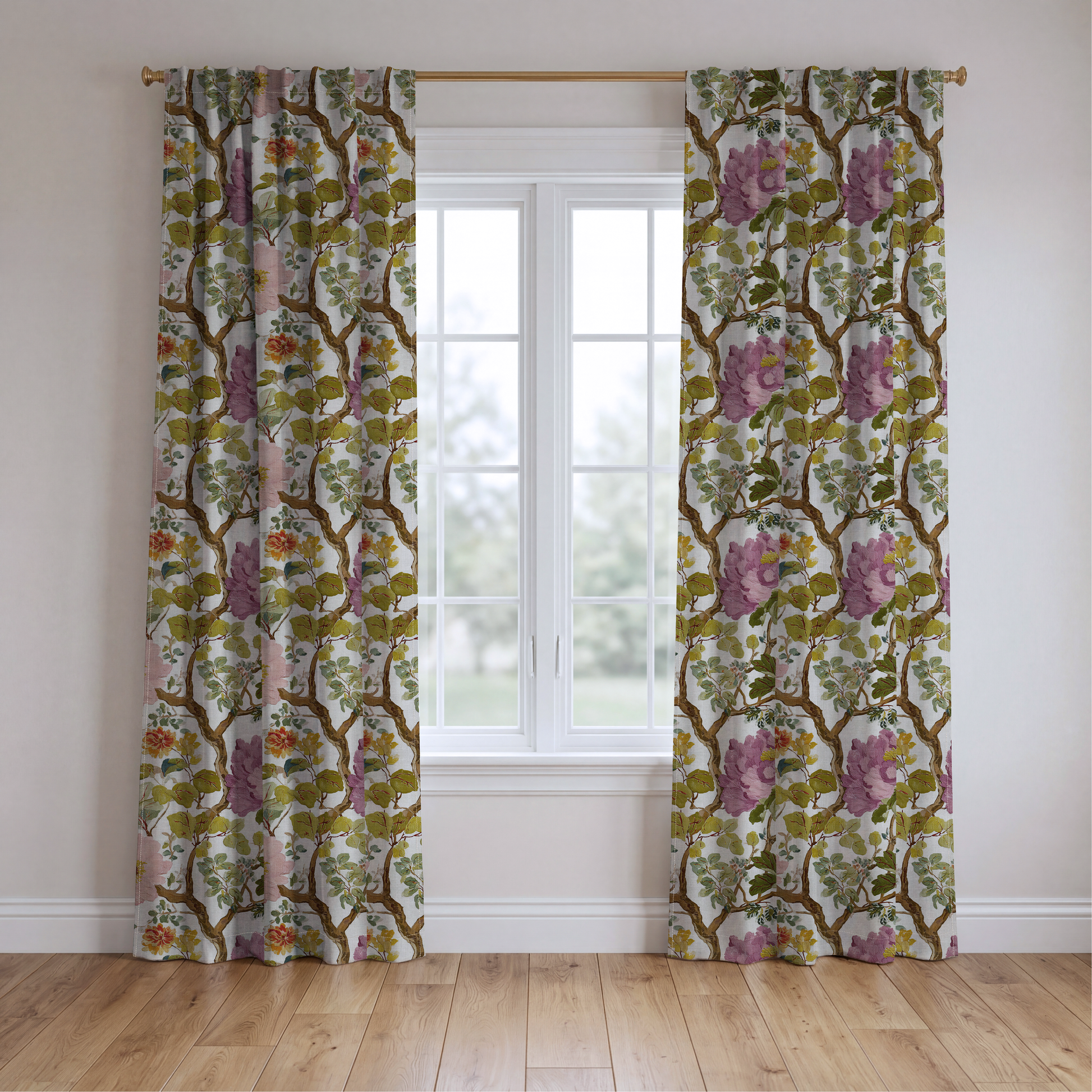 Vera - Drapery — two panels
