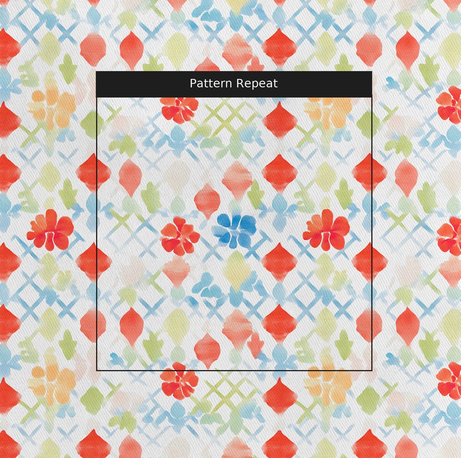 Brighton Fabric by the Yard — pattern repeat