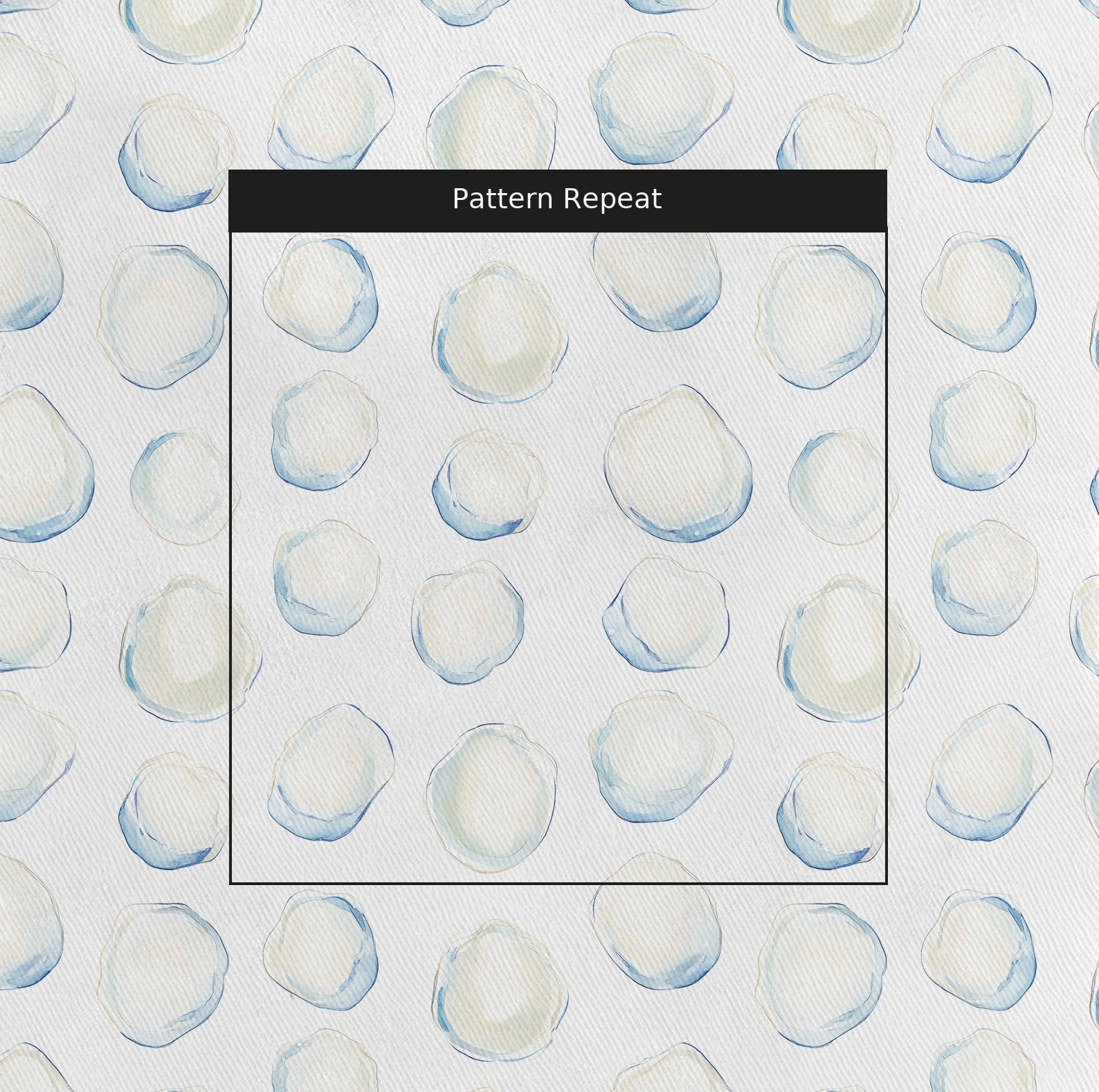 Little Pearls Fabric by the Yard — pattern repeat