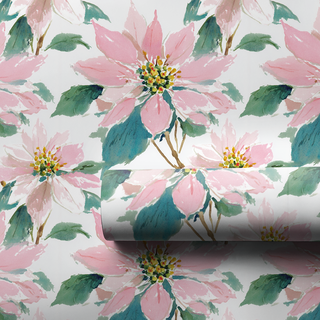 Ella Poinseta - Wrapping Paper