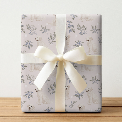 Golden Pup Christmas - Wrapping Paper