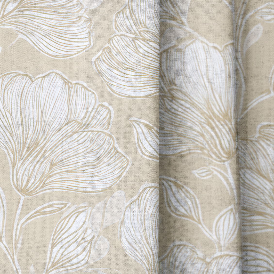 Caramel Threads - Drapery — close up
