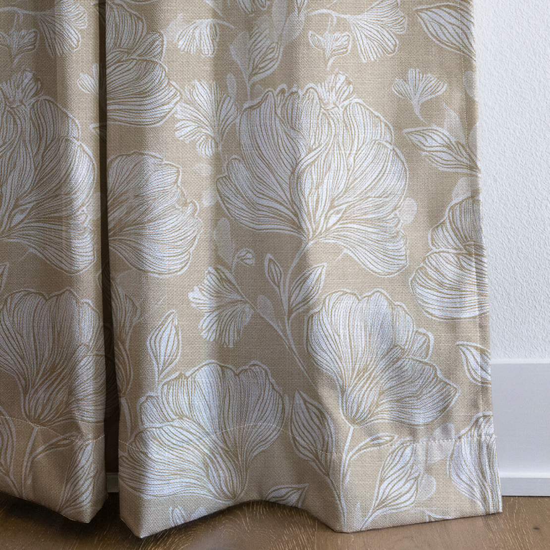 Caramel Threads - Drapery — corner closeup