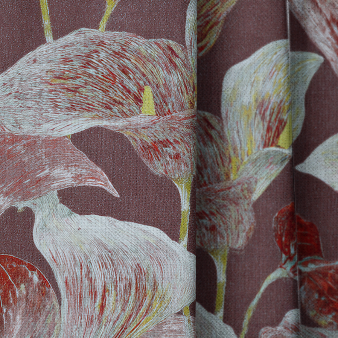 Caspian - Drapery — close up