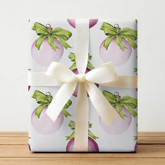 Plum Bauble - Wrapping Paper
