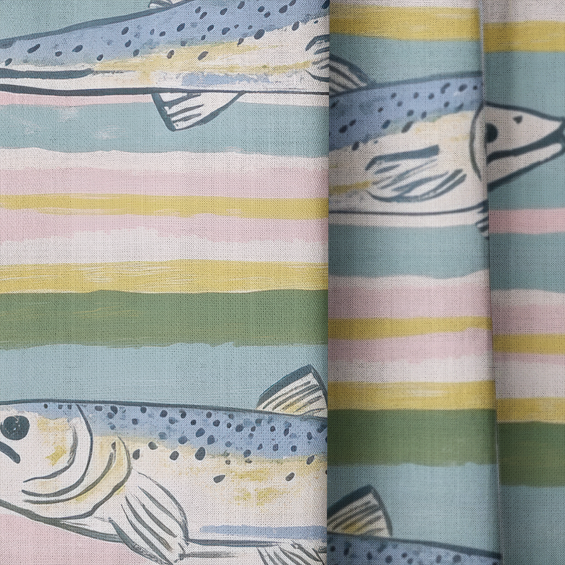 Coastline - Drapery — close up