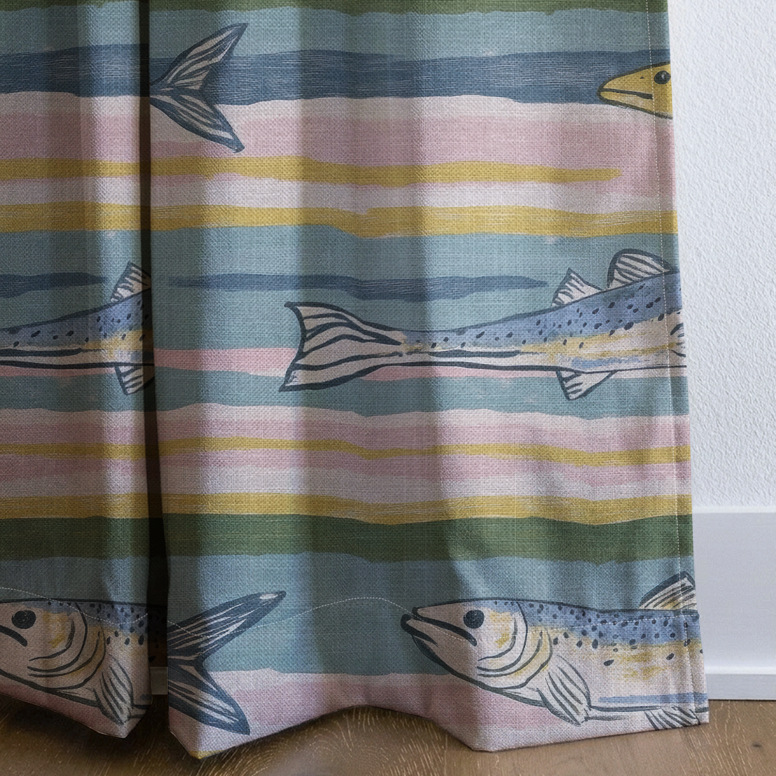 Coastline - Drapery — corner closeup