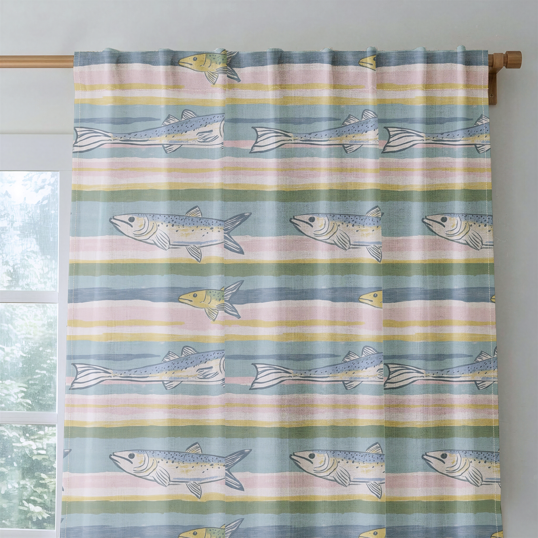 Coastline - Drapery — rod