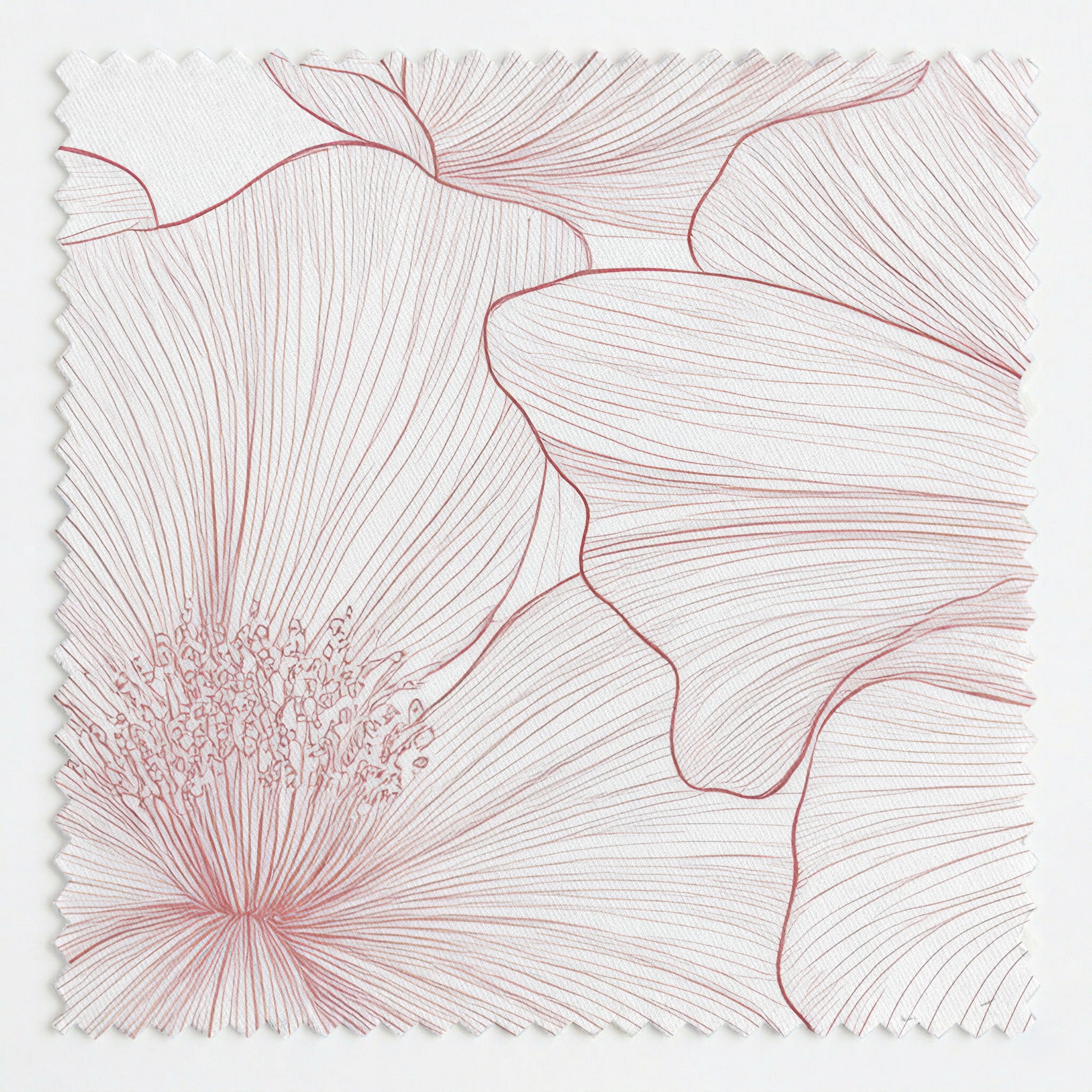 Coral Cabana Fabric by the Yard