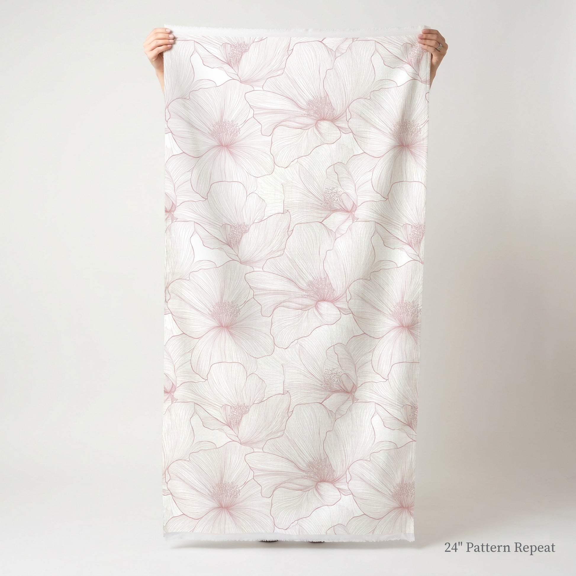 Coral Cabana Fabric by the Yard