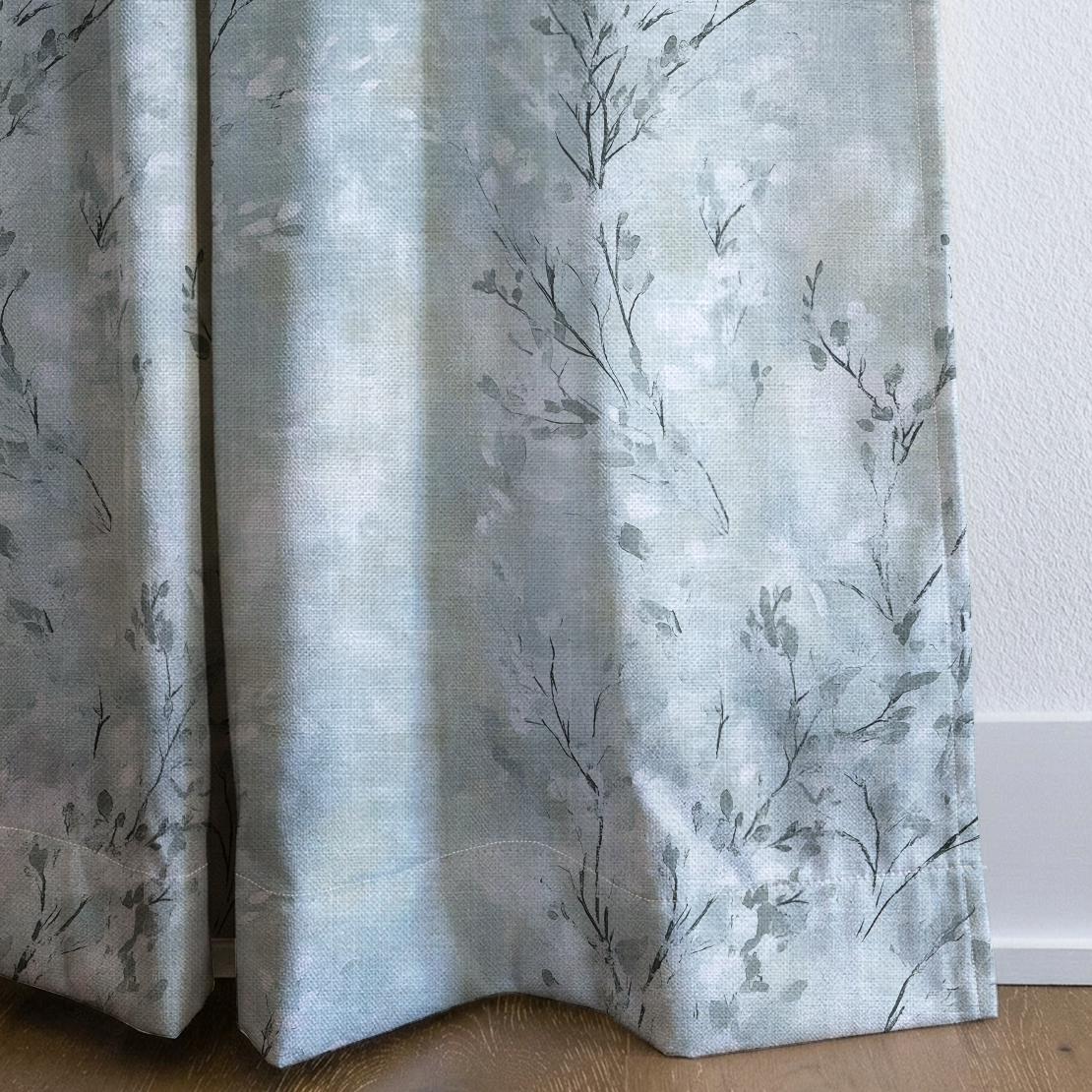 Whispers of Winter - Drapery — corner closeup
