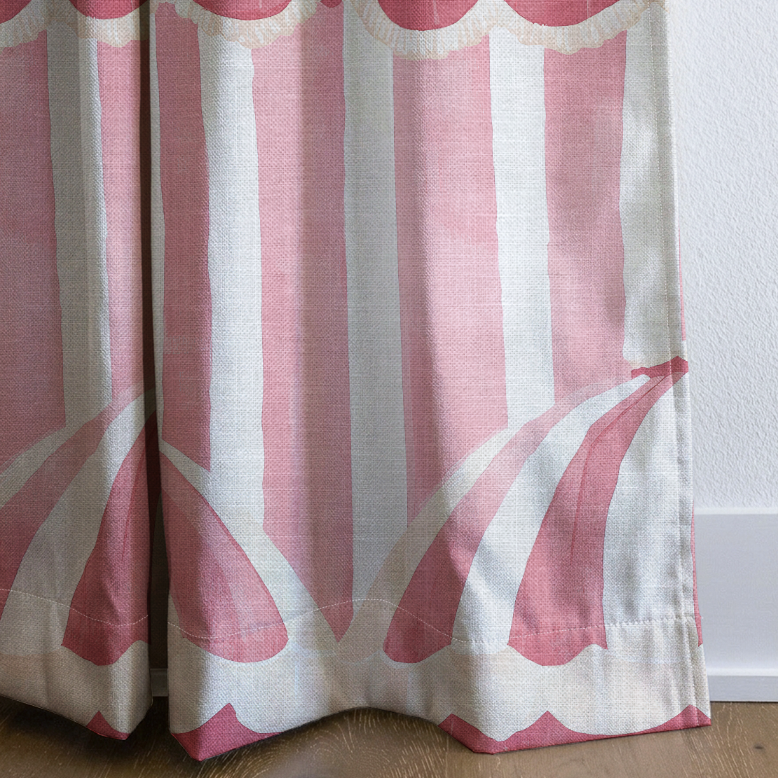Boardwalk Bliss - Drapery — corner closeup
