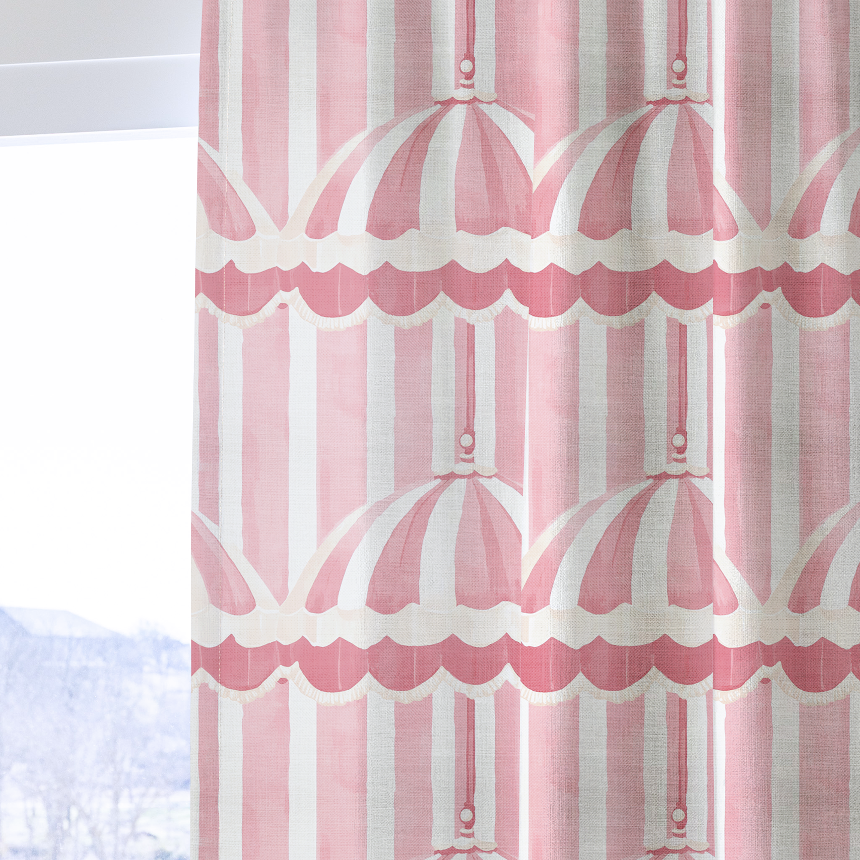 Boardwalk Bliss - Drapery — one panel