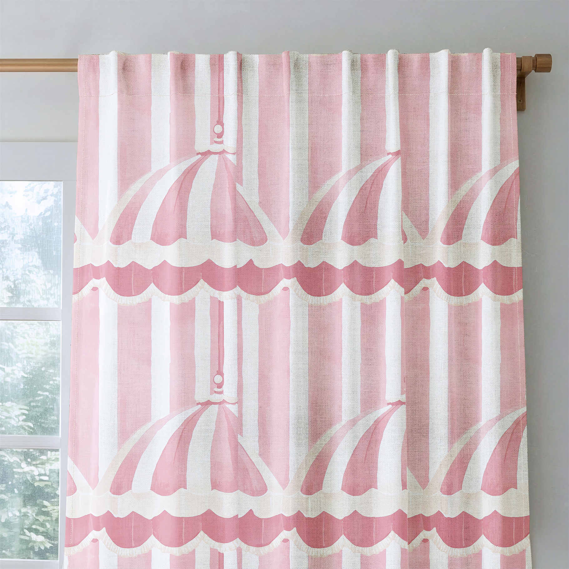 Boardwalk Bliss - Drapery — rod