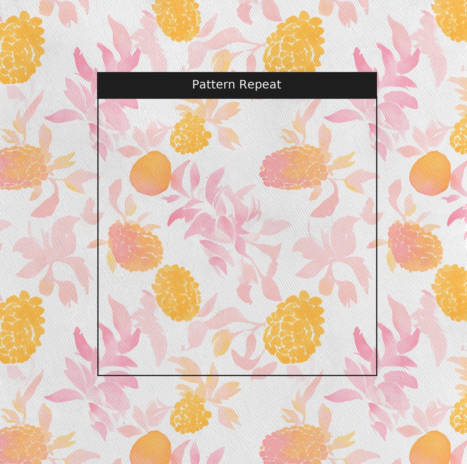 Hawaii Morning Fabric by the Yard — pattern repeat
