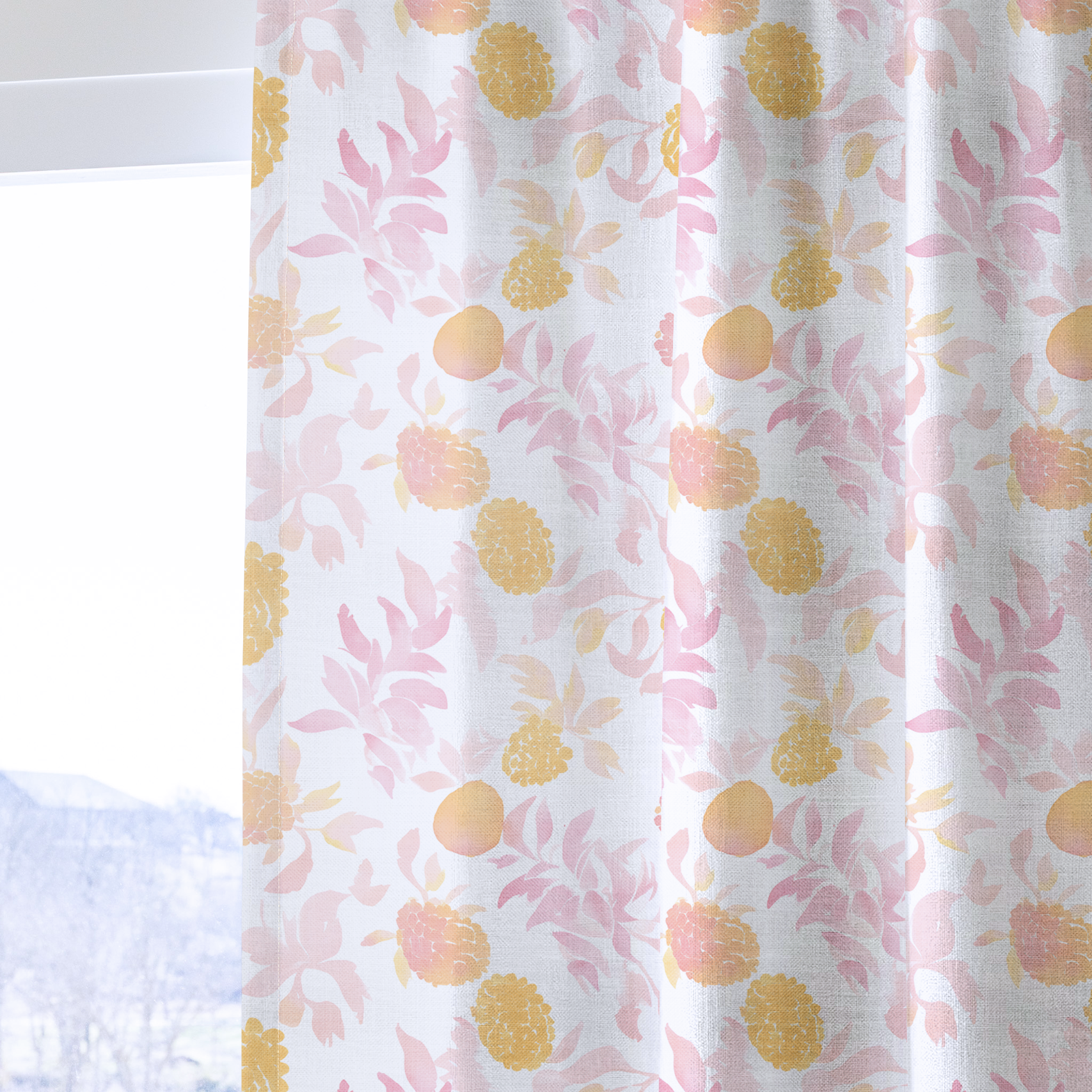 Hawaii Morning - Drapery — one panel