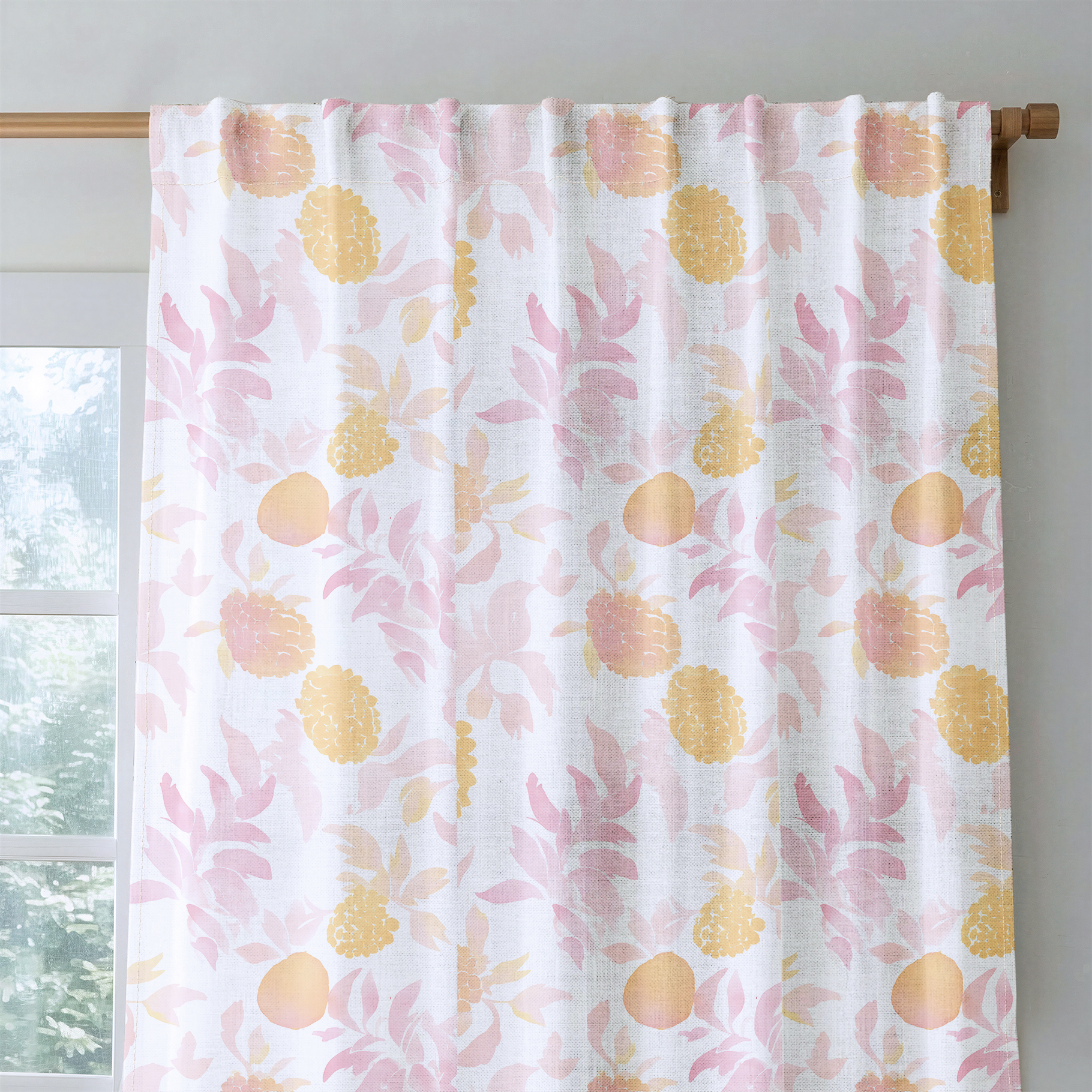 Hawaii Morning - Drapery — rod