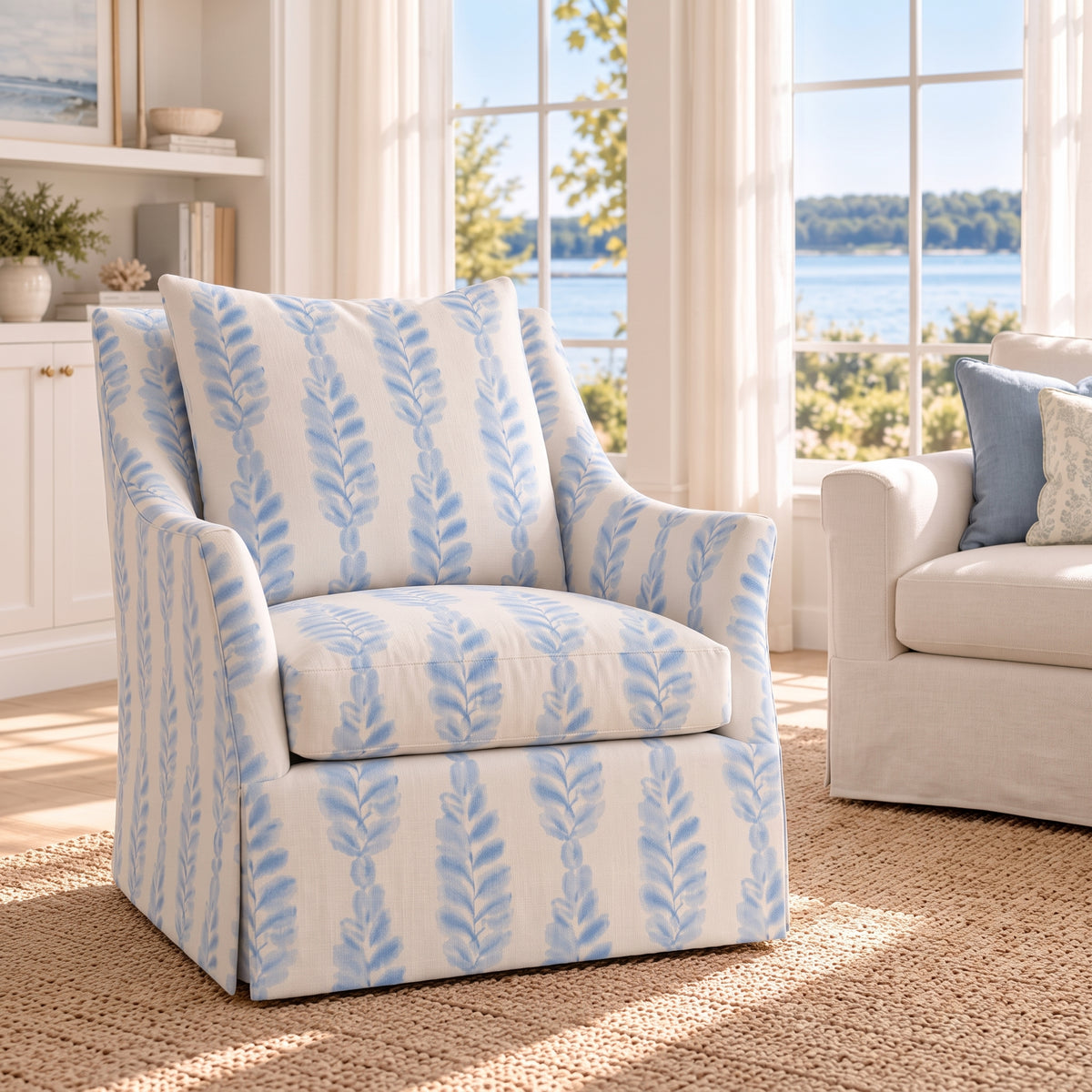 The Eleanor Chair in Carolina Ferns