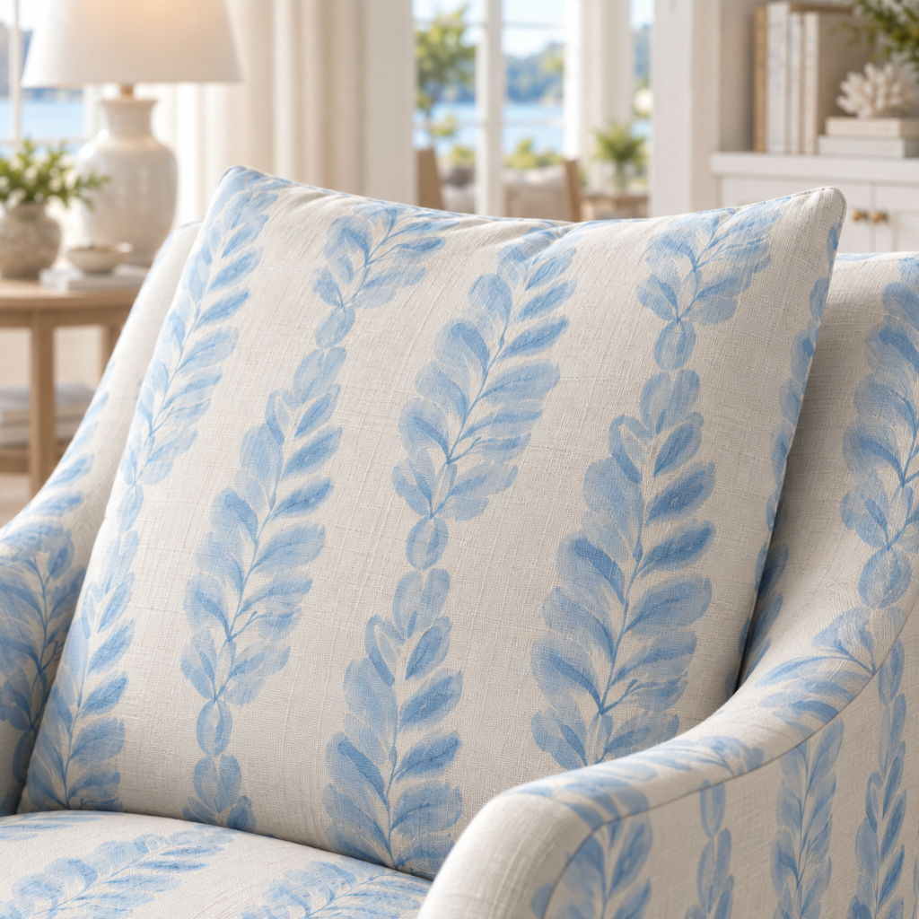 The Eleanor Chair in Carolina Ferns