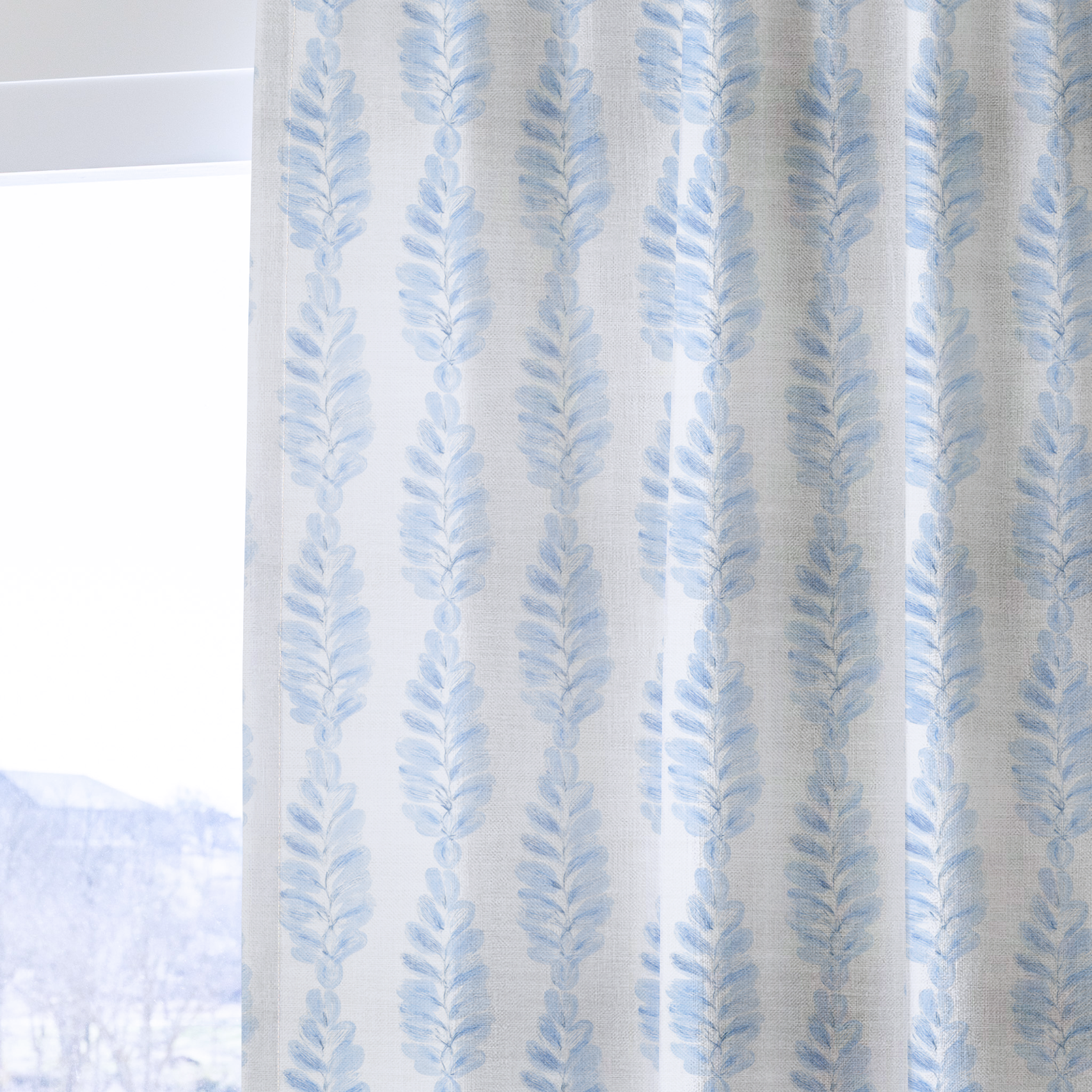 Carolina Ferns - Drapery — one panel