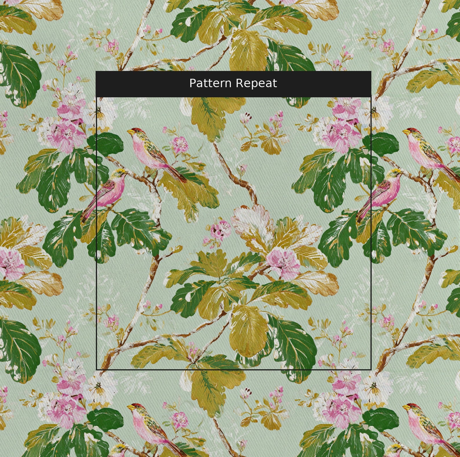 Maine Fabric by the Yard — pattern repeat