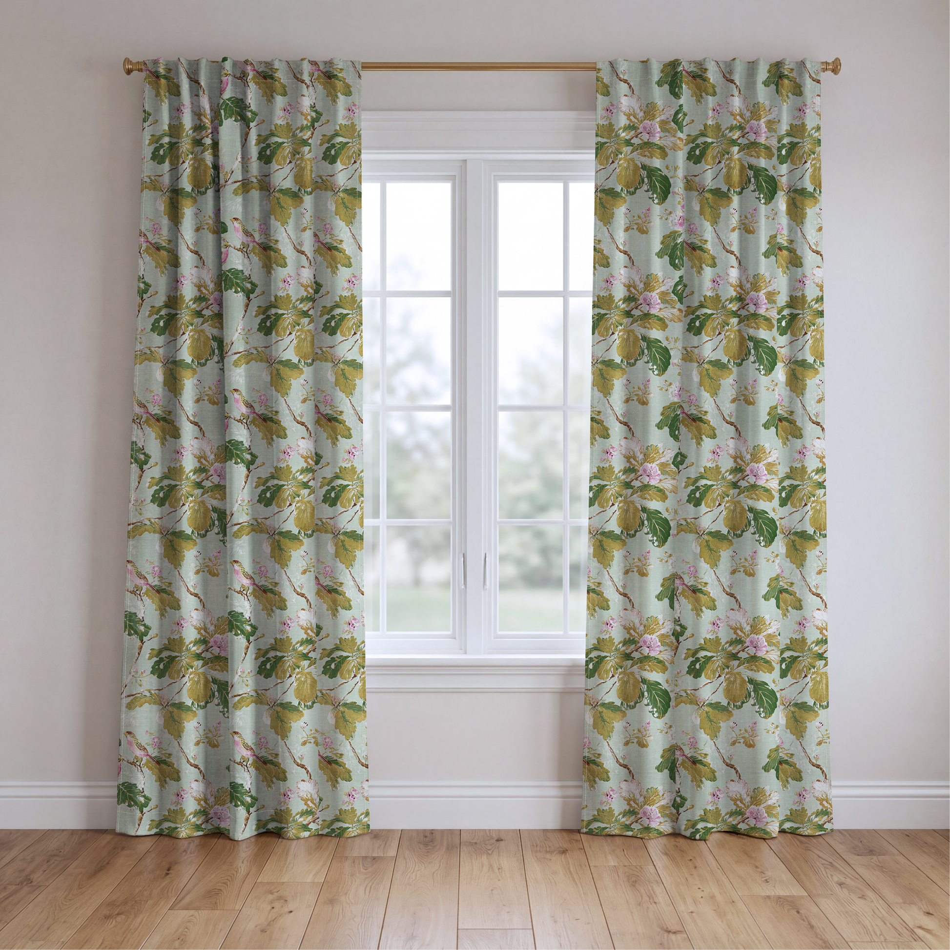 Maine - Drapery — two panels
