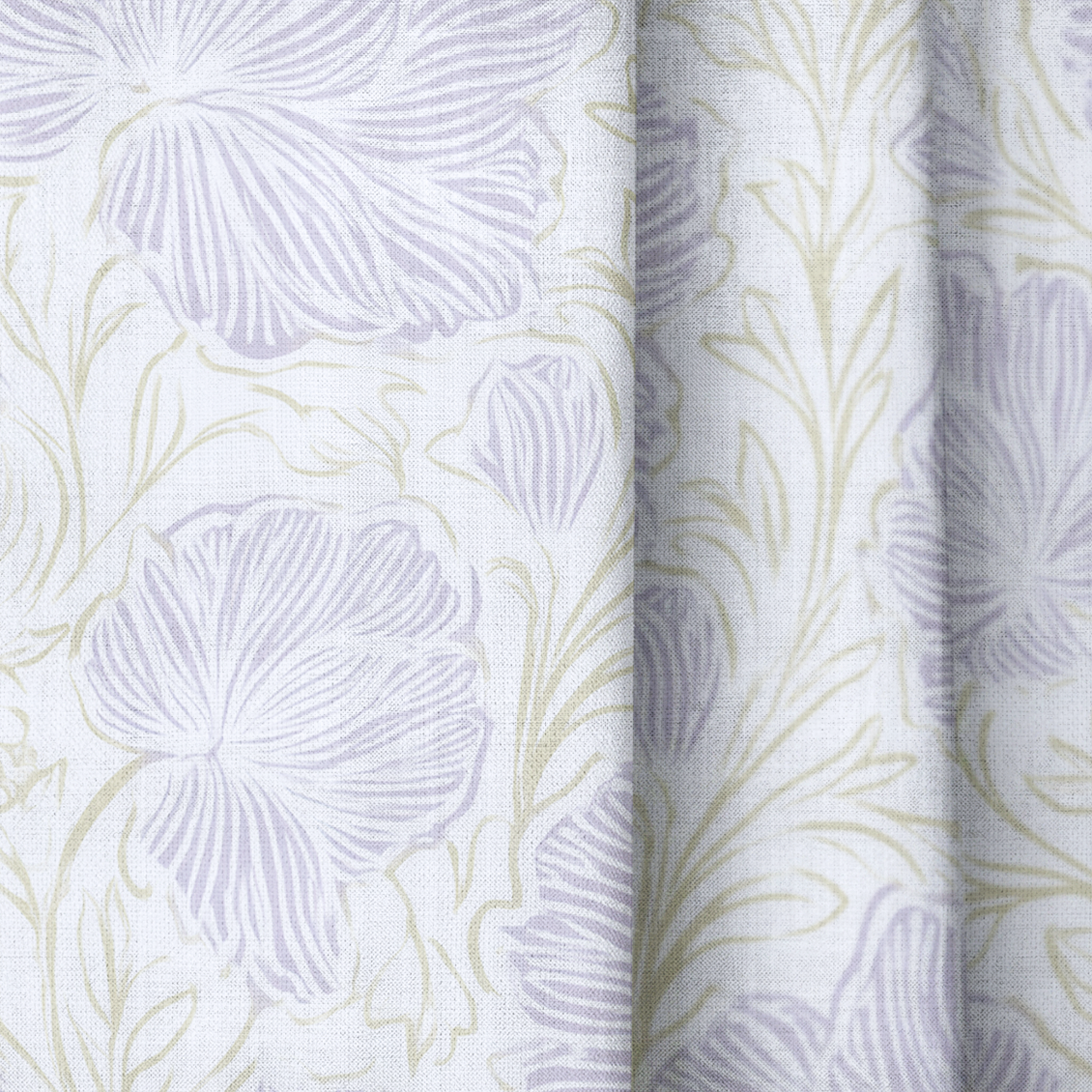 Lilac Veil - Drapery — close up