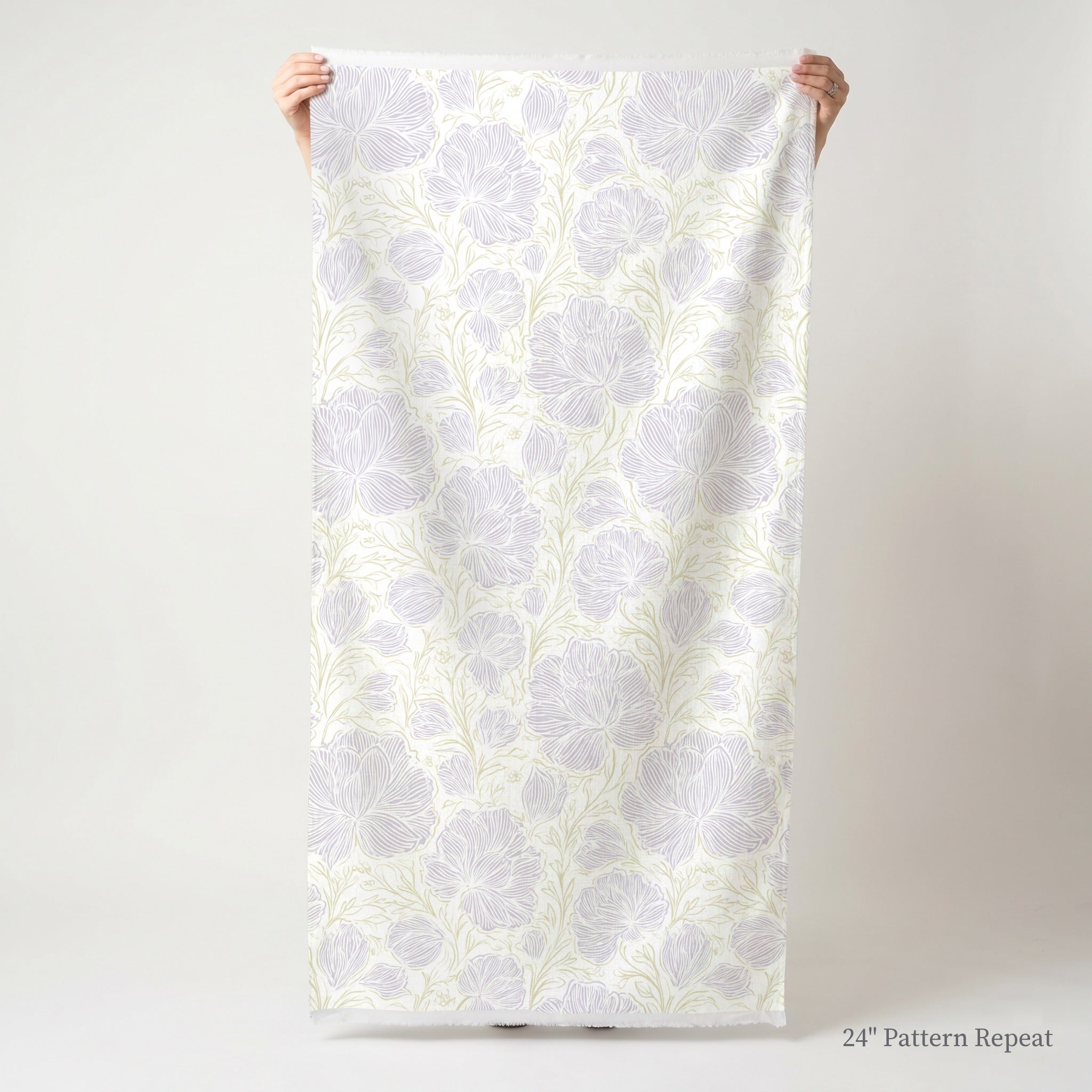 Lilac Veil Fabric by the Yard