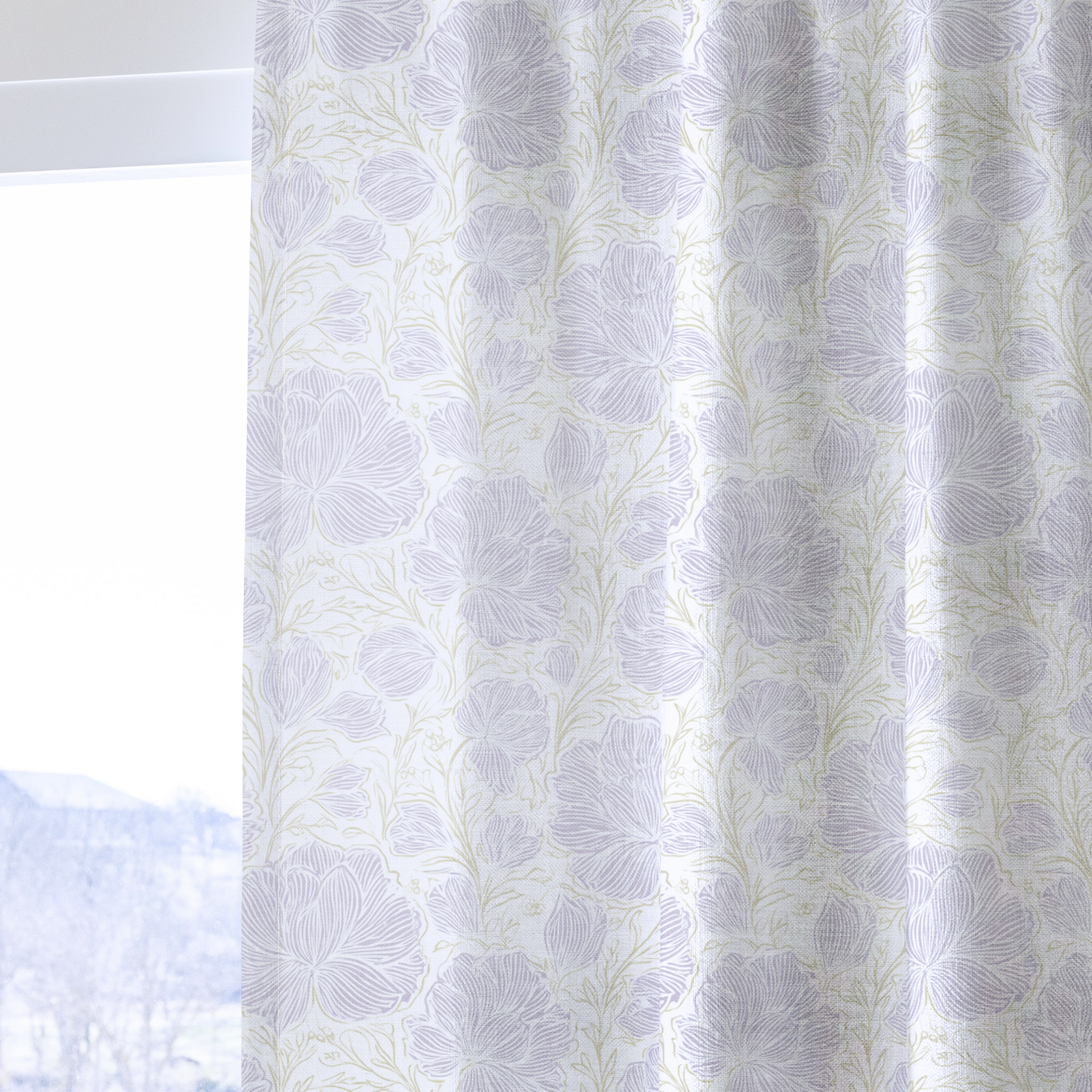 Lilac Veil - Drapery — one panel