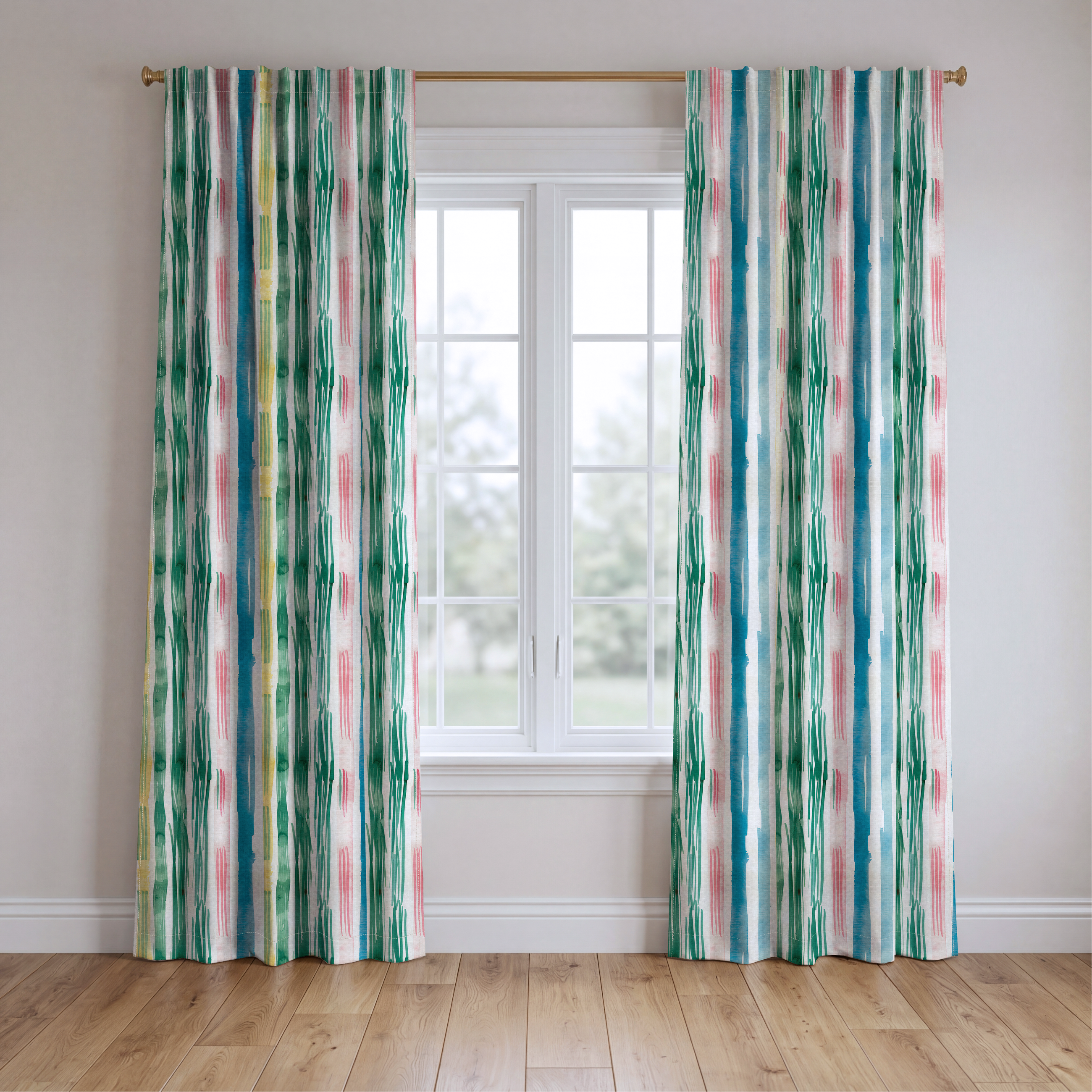 Jasmine - Drapery — two panels