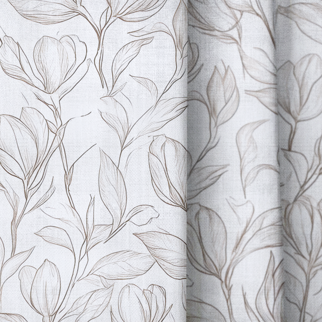 Magnolia Sketch - Drapery — close up