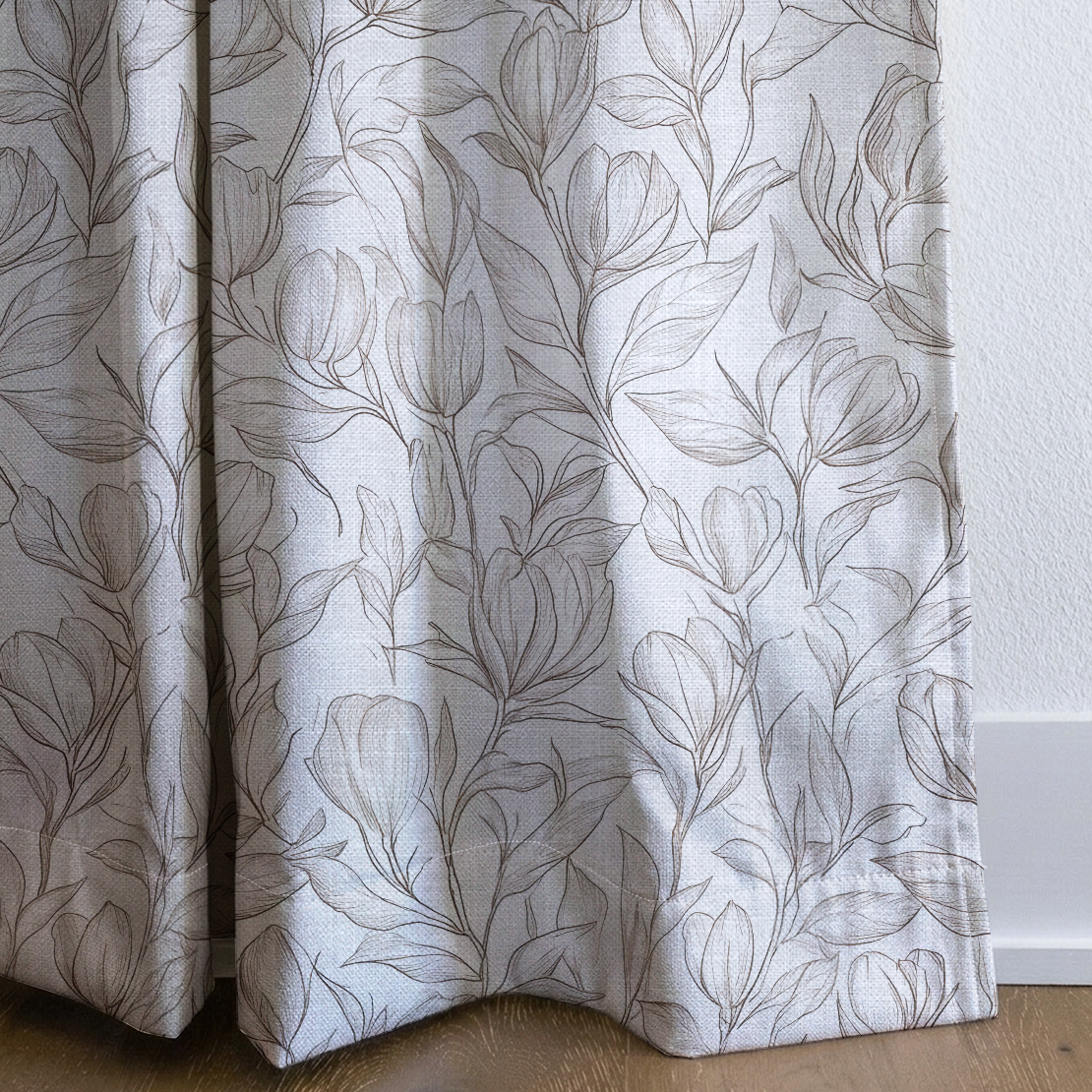 Magnolia Sketch - Drapery — corner closeup